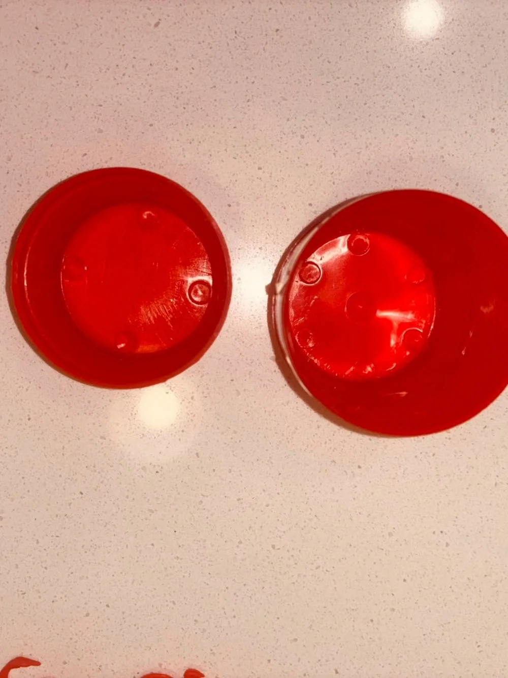 Vintage Monkeying Around Red Barrel of Monkeys Game Style 15 Plastic Links Toy